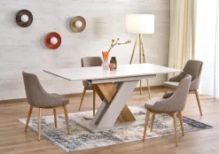 Halmar Stoły*XARELTO stół rozkładany kaszmir - dąb cremona (2p=1szt)1 sztuka