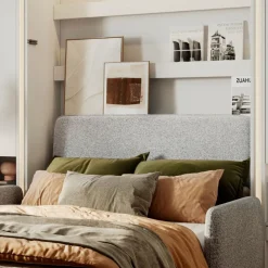 Lenart Tapczany|Zagłówki Do Półkotapczanu*ZAGŁÓWEK TAPICEROWANY GRANATOWY do półkotapczanu BED CONCEPT TKANINA SOLO 263