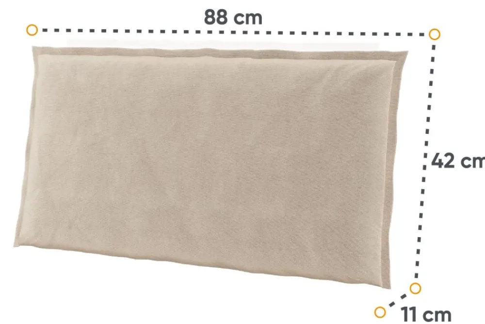 Lenart Akcesoria*Zagłówki tapicerowane Cozy CZ-07 beżowe