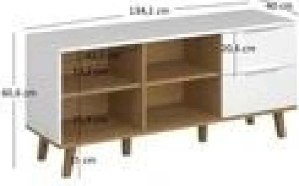 Mebelbos Komody*Zestaw BIURKO + komoda biała Neptun