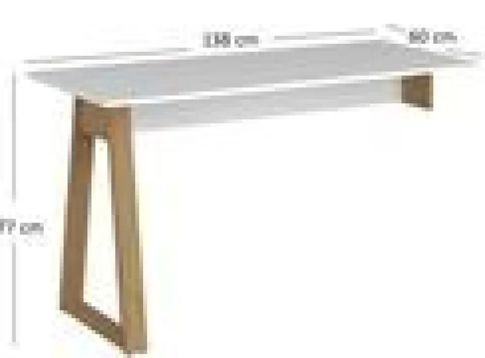 Mebelbos Komody*Zestaw BIURKO + komoda biała Neptun